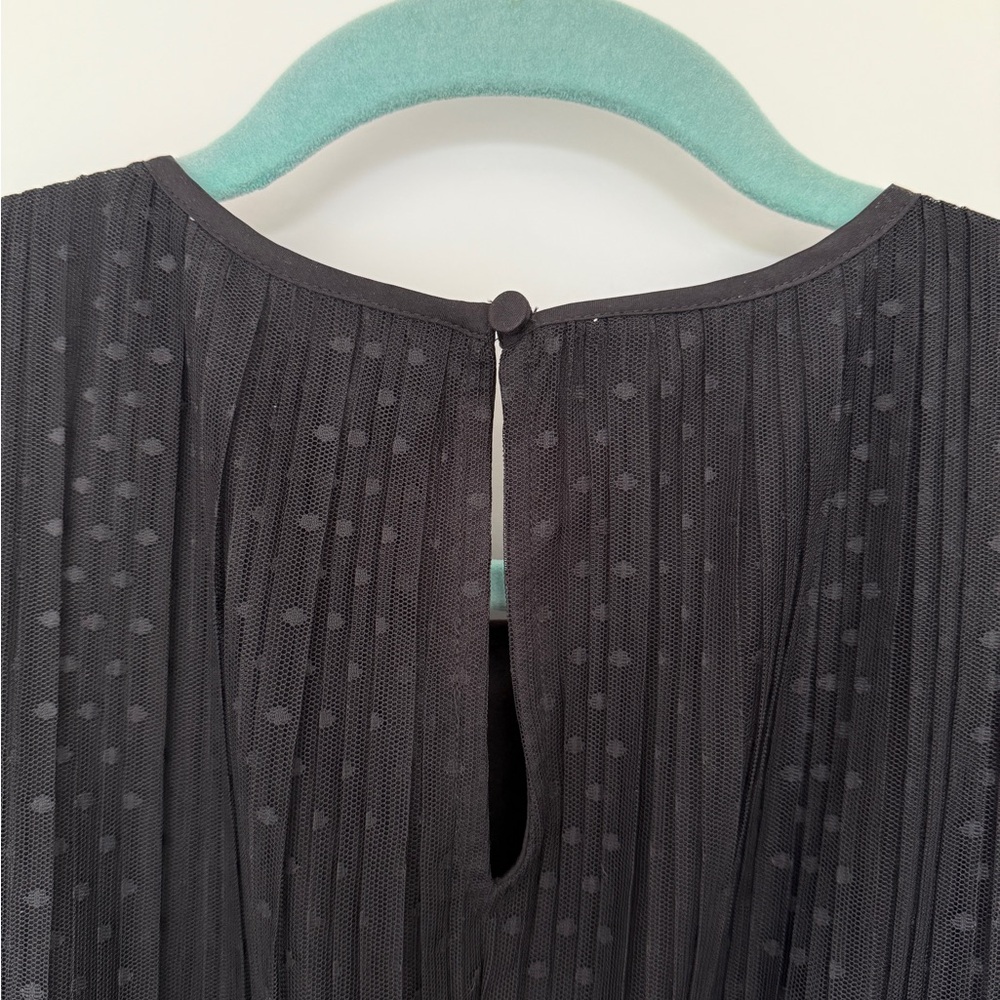 J. Crew Black Puff Sleeve Midi Dress - Brand New Size 6 - Picture 6 of 7